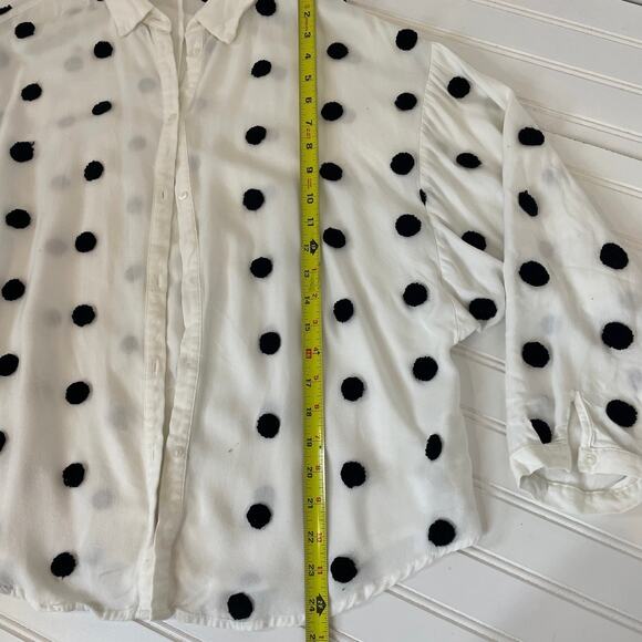 Zara Urban Outfitters & Alythea Textured Polka Seamless Bra Top & Shorts SET L - Picture 5 of 13